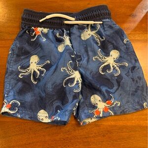 Blue Octopus Swim Shorts size 2T